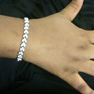 New!!!💞💕925 Tennis Bracelet Swarovski Crystal